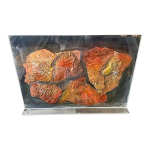 1980s Beth Ames Swartz "Camelback #4" Original Brutalist Mixed Media Sculpture