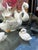 Collection of Vintage White Ceramic Swan Bowls and Figurines- Set of 9 For Sale - Image 9 of 12
