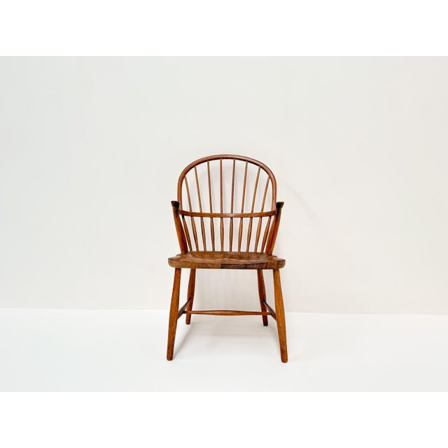 Danish CH18A High Back Chair in Oak by Frits Henningsen for Carl Hansen & Son, 1960s For Sale - Image 11 of 14
