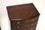 Antique Bow Fronted Chest of Drawers, 1900, Set of 2 For Sale - Image 4 of 11