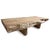 Contemporary Vintage Natural Edge Slab Lychee Coffee Table Bench For Sale - Image 3 of 9