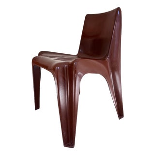 Brown Model BA 1171 Dining Chair by Helmut Bätzner for Bofinger For Sale