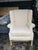 19th Century Wingback Chair Newly Upholstered in hugging Faux Fur fabric. Base has not been sealed or finished. Could be...