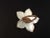 Handcrafted Napkin Rings in Natural Capiz Pearl Shell Flower Star Shape - Set of 6 For Sale In Palm Springs - Image 6 of 11