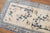 Textile Antique White Blue Color Pictorial Chinese Oriental Rug - 3'1" x 5'8" For Sale - Image 7 of 8