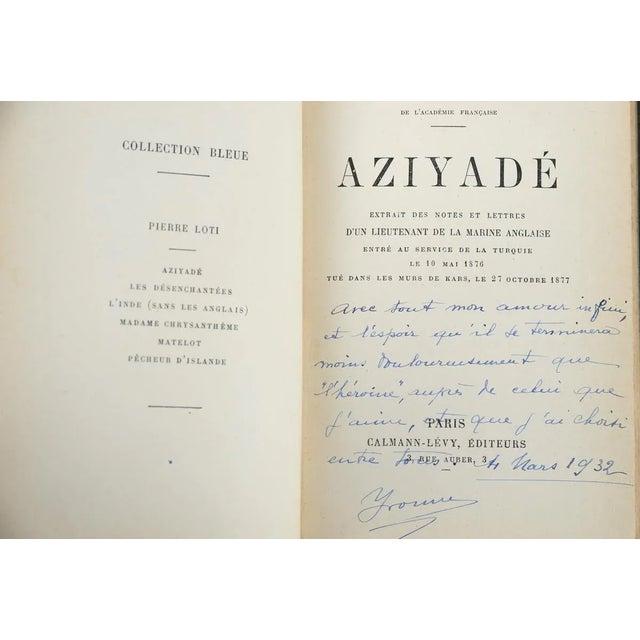 French 'Aziyade' by Pierre Loti, 1925 For Sale - Image 3 of 7