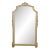 20th Century French Neoclassical Gold Over Mantel Wall Hanging Bathroom Mirror For Sale