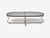 Tommi Parzinger, Unique Coffee Table, Brushed Steel, Glass, Usa, 1950s For Sale - Image 4 of 12