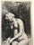 17th Century Original Antique Rembrandt Etching Woman Bathing Her Feet at a Brook 1658 For Sale - Image 5 of 8