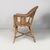 Art Nouveau Italian Chairs with Armrest in Rattan, 1900s, Set of 2 For Sale - Image 3 of 18