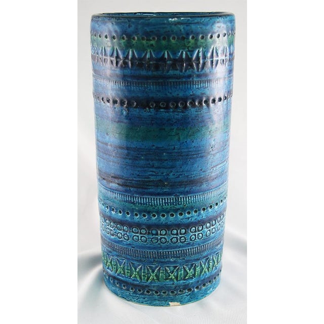 1960s Aldo Londi Rimini Blue Vase For Sale In Saint Louis - Image 6 of 7