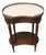 Antique French Side Table with Marble, 1800s For Sale