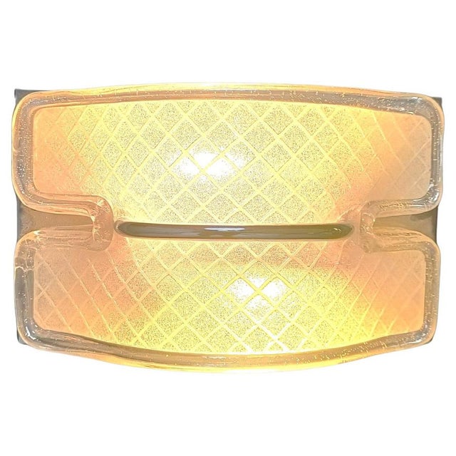 Brown Vintage Murano Glass Wall Sconce, 1970s For Sale - Image 8 of 8