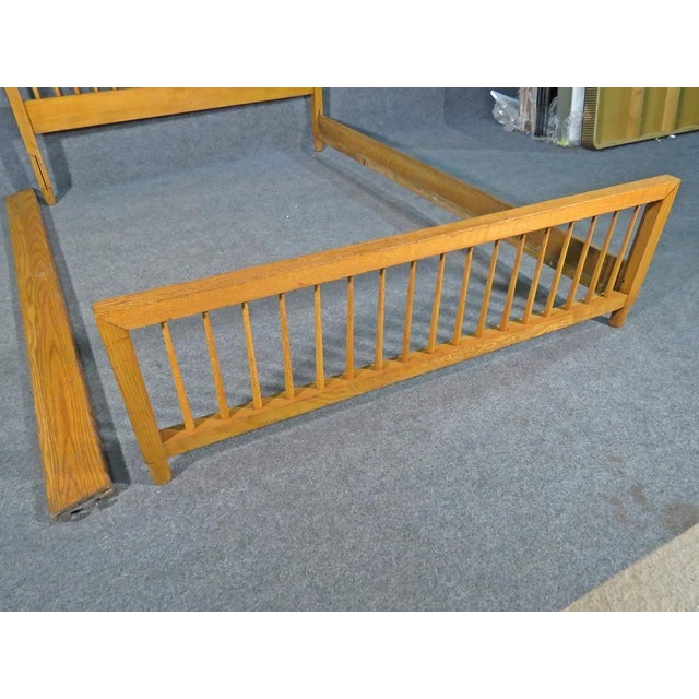 Mid 20th Century Mid 20th Century Light Walnut Bed Frame by Raymond Loewy For Sale - Image 5 of 6