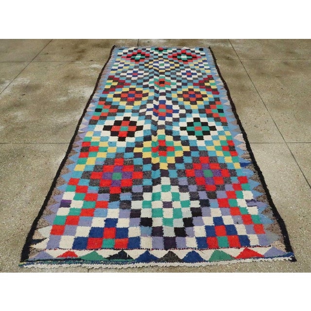 Mid 20th Century Galerie Shabab Collection Mid-20th Century Persian Flatweave Kilim Rug For Sale - Image 5 of 10