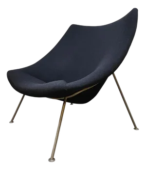 Vintage Oyster F157 Lounge Chair by Pierre Paulin, 1960s
