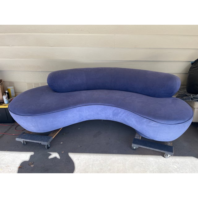 Highly sought after, here's a chance to acquire one of Vladimir Kagan's legendary serpentine cloud couches in a stunning...