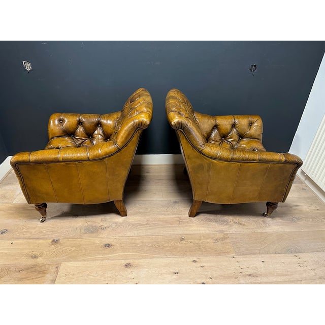 Vintage Club Chairs, 2000s, Set of 2 For Sale - Image 12 of 18