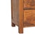 Chestnut Chestnut-Finish Mango Wood Curved Nightstand For Sale - Image 8 of 8