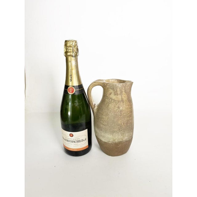 Rustic Stoneware Pitcher, France, 1960s For Sale - Image 3 of 13
