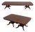 Henredon Mahogany Double Pedestal Inlaid Dining Table For Sale