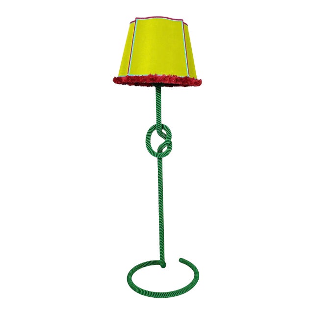 Postmodern Rope Floor Lamp For Sale