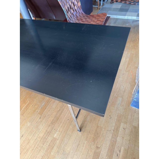 Black Vintage Executive Desk by Jørgen Kastholm for Kill International, 1960s For Sale - Image 8 of 11