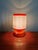 Plastic Vintage Table Lamp in Orange and Transparent Plastic, 1960s For Sale - Image 7 of 10