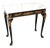 Antique Victorian Lacquered Chinoiserie Marble Top Side Table, 1870 For Sale