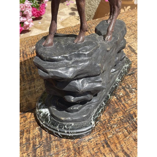 Louis Carvin, Deer, 1900s, Bronze For Sale - Image 9 of 13