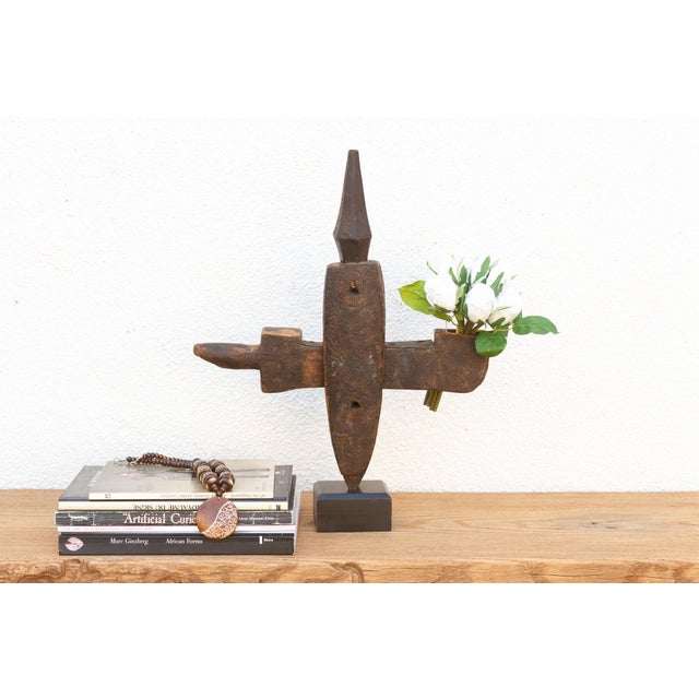 Wood Antique African Dogon Talisman Door Lock For Sale - Image 7 of 7