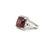 2010s Natural Tourmaline Diamond Ring 6.5 14k White Gold 5.89 TCW Certified For Sale - Image 5 of 18