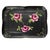 Rare Vintage Midwinter Burslem "Porcelon" Vanity Set - 6pc Black & Pink Rose Art Deco Up for sale is a stunning, highly...