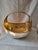Mid-Century Modern Vintage Late 20th Century Brass Hammered Basket For Sale - Image 3 of 10