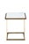 Elevate your living space with this gorgeous, minimalist Z-shaped accent side table. Combining an upscale chic aesthetic...