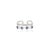 Open Cuff Double Band Ring With Tanzanite & Zircon for Her, Size 7.5 For Sale - Image 9 of 12