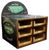 Large Advertising Cabinet with Pull-Out Drawers For Sale