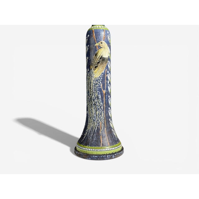 Ceramic Alingsås Keramik, Large Table Lamp, Stoneware, Sweden, 1960s For Sale - Image 7 of 12