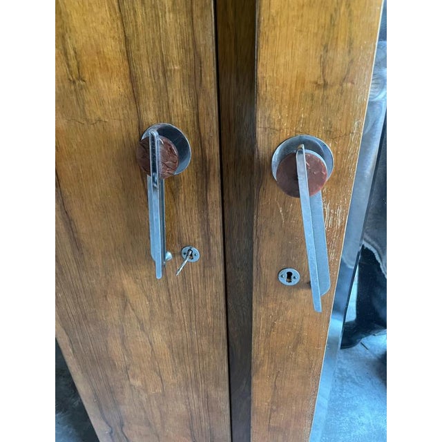 Art Deco Wardrobe with Mirror, 1930s For Sale - Image 11 of 13