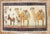 Mid-20th century colrufl Turkish rug depicting camel and donkeys on an ivory ground. Size: 3'5'' x 5'3''.