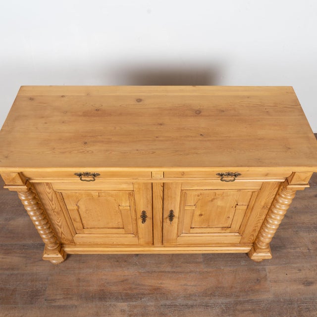 19th Century Pine Two Door Sideboard From Denmark For Sale - Image 4 of 12