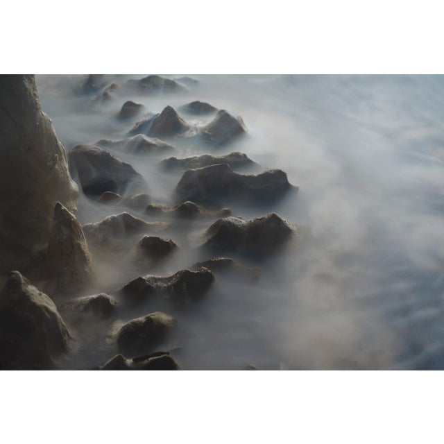 Eastern Shore by Jenya Chernoff | Constructed diorama and framed giclée print of rocky shoreline. For Sale
