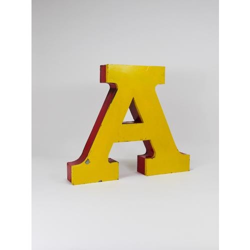 Industrial Large Circus Advertising Letter A, 1960s For Sale - Image 3 of 18