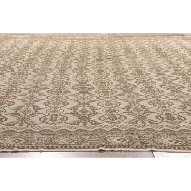 Antique Persian Malayer Rug, 10'09 X 12'02 For Sale - Image 9 of 10