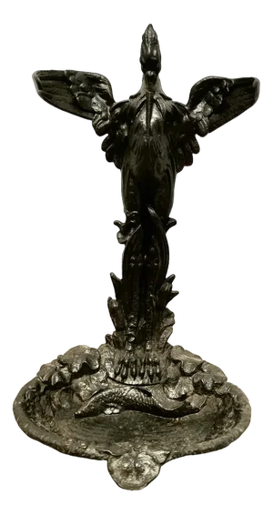 19th Century French Cast Iron Umbrella Stand, 1890s