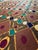 Brown Gold Lattice Cotton Suzani Wall Decor For Sale - Image 10 of 10