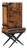 Aldo Tura Lacquered Goatskin Book Form Bar Cabinet, Italy, 1950's. For Sale