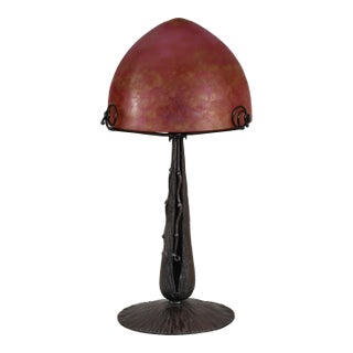 French Art Deco Lamp by Daum & Maynadier 1920s France For Sale