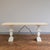 1980s Industrial Table with Aerogum-Coated Top and Whitewashed Base, 1980s For Sale - Image 5 of 5