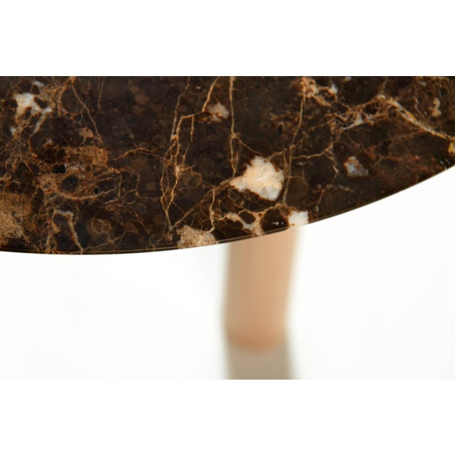 Ninna Round Table in Ash with Marble Top by Carlo Contin for Adentro For Sale - Image 6 of 11
